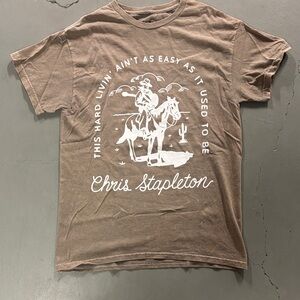 Chris Stapleton Brown Graphic T-Shirt